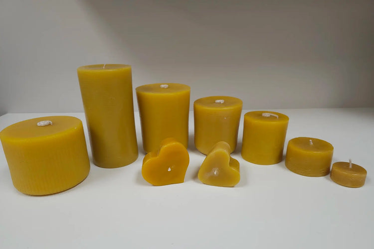 Natural Beeswax Candles