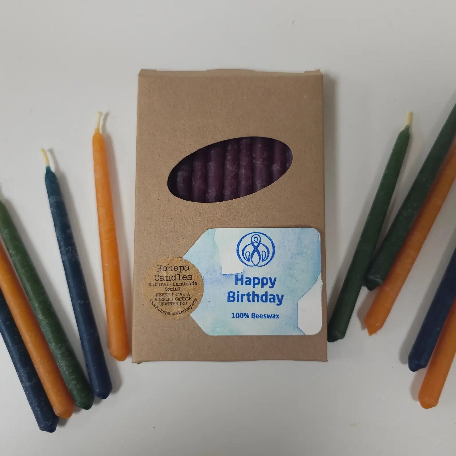 10 Pack Birthday Candles - Hohepa Candles