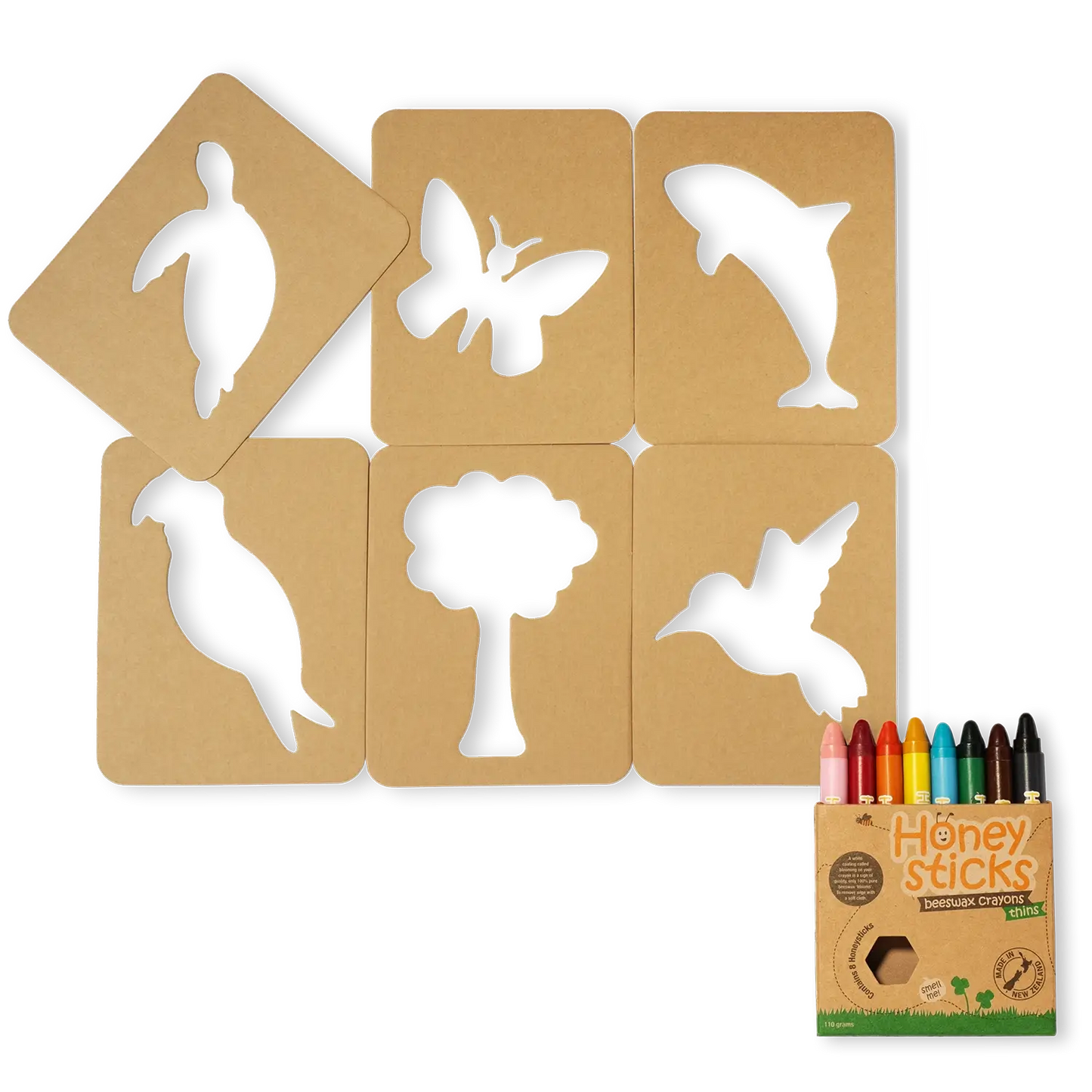 Jumbo Stencils & Crayons | Honeysticks | Buy Online