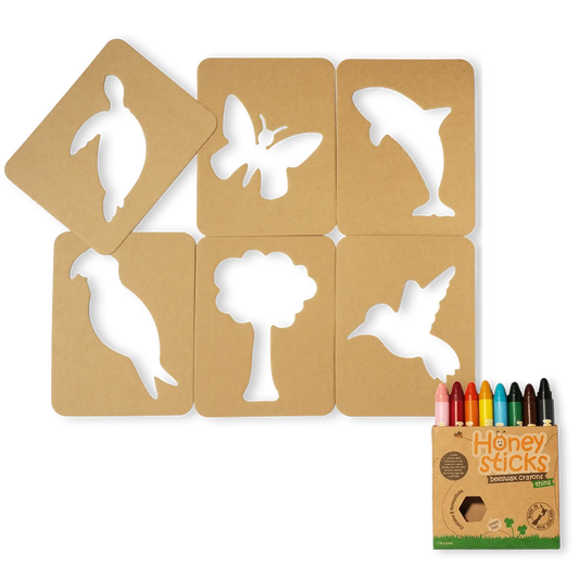 Jumbo Stencils & Crayons | Honeysticks | Buy Online