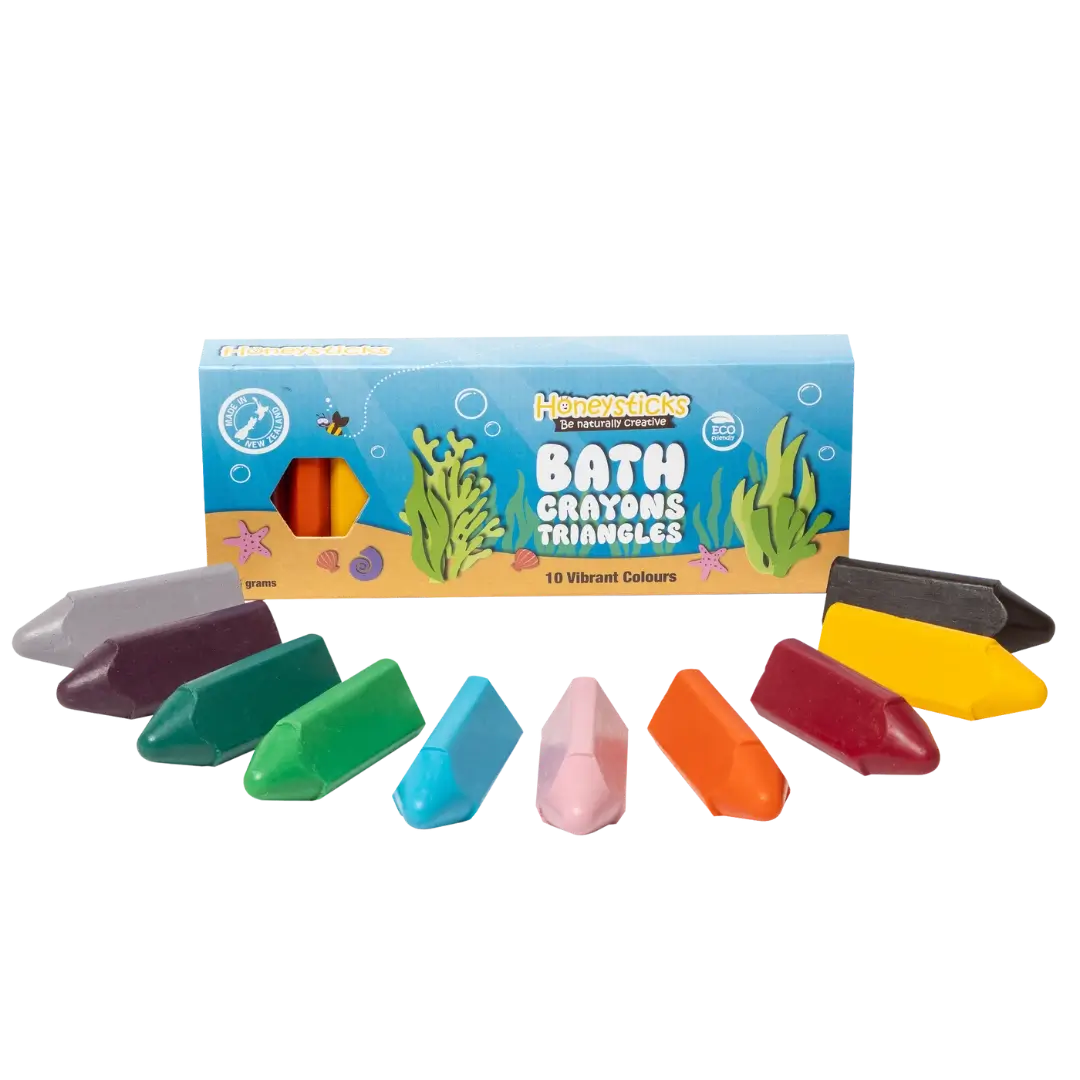 Bath Crayons - Triangle | Honeysticks | Buy Online